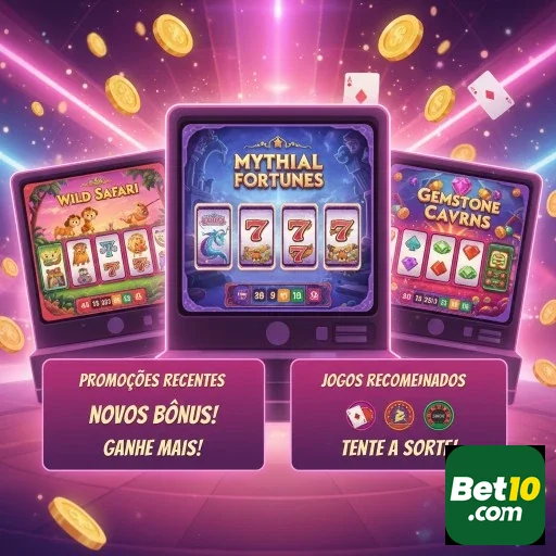 Tela de jogos VIP no Bet10 com bônus e promoções recentes.