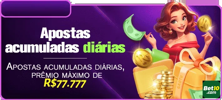 Promoções VIP da bet10 com apostas acumuladas e prêmios.