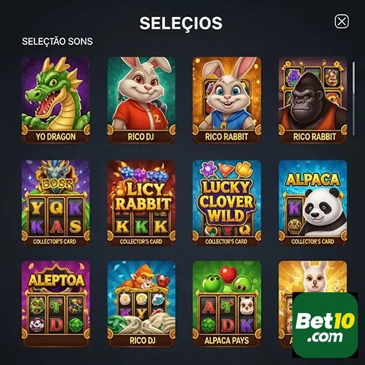 Ilustração de Jogos de Slots Empolgantes