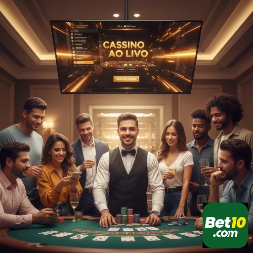 Jogadores experimentam a interface do cassino ao vivo na bet10.