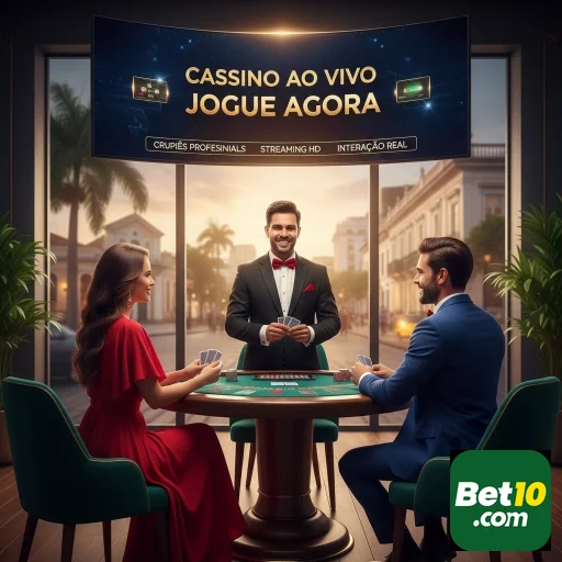 Jogadores no cassino ao vivo do bet10 com crupiê profissional.