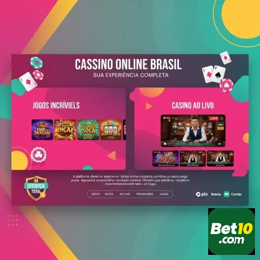 Jogos ao vivo e slots na bet10 com transações seguras.