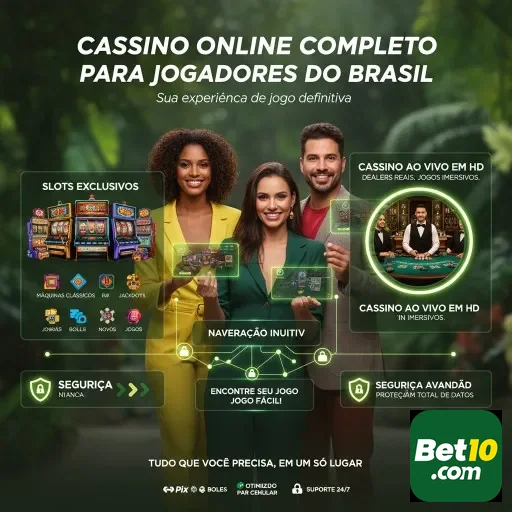 Imagem da plataforma bet10 mostrando jogos e suporte VIP.