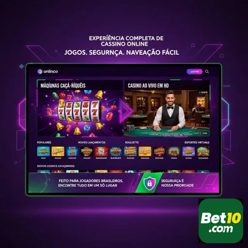 Interface do site bet10 com acesso a jogos e suporte VIP.
