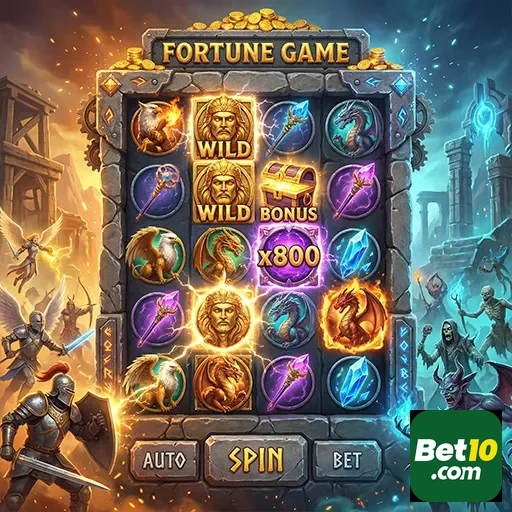 Slots do jogo Fortune Game disponíveis na bet10.