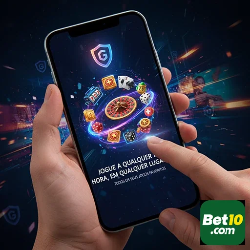 Jogador utiliza serviços VIP no aplicativo da bet10.