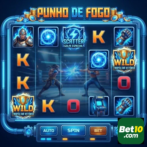 Caça-níqueis 'Punho de Fogo' disponível no bet10.