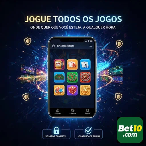 Jogos de cassino em smartphone no site bet10.